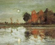 Twilight Moon-study Isaac Ilich Levitan